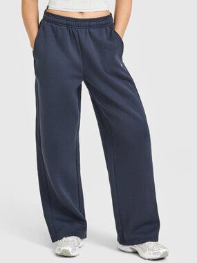 Oner Active Foundations Cosy Straight-Leg Joggers In True Blue Women's Large NWT